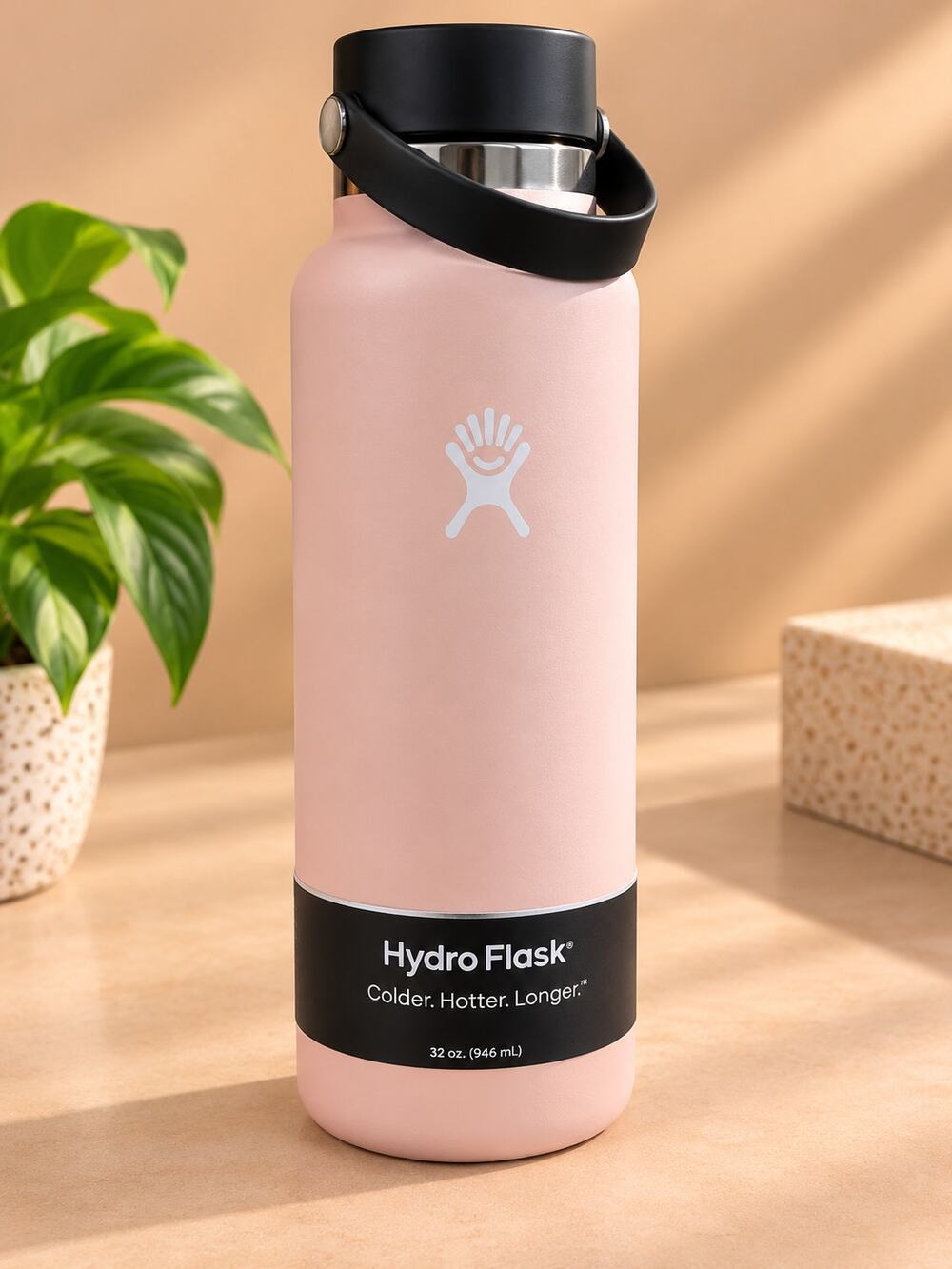 USED Hydro Flask 40 Oz Wide Flex Straw Cap Trillium